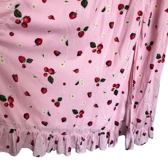 JessaKae Berry Brunch Romantic Summer Strawberry Ruffle Dress Size Small - Picture 4 of 7